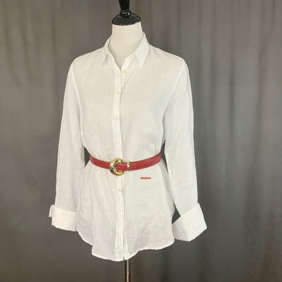 Vintage Jana Genuine Snake Skin Red Belt With Gold Tone Buckle Size L - Picture 3 of 16